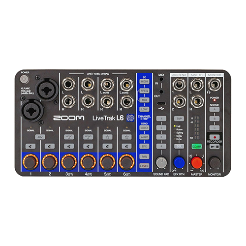 ZOOM LiveTrak L6(デジタルミキサー&レコーダー)