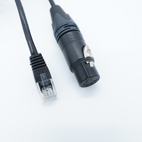 KANEDEN XLR 5ピン メス TO RJ45 LAN変換ケーブル ノーマルタイプ